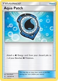 Aqua Patch - SM - Guardians Rising - Pokemon card