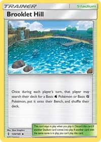 Brooklet Hill - SM - Guardians Rising - Pokemon card