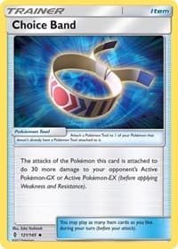Choice Band - SM - Guardians Rising - Pokemon card