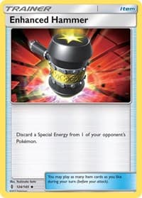 Enhanced Hammer - SM - Guardians Rising - Pokemon card