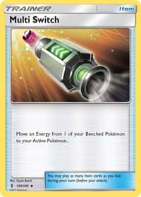 Multi Switch - SM - Guardians Rising - Pokemon card