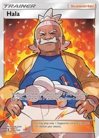 Hala (Full Art) - SM - Guardians Rising - Pokemon card