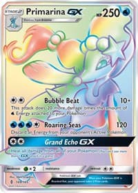 Primarina GX (Secret) - SM - Guardians Rising - Pokemon card