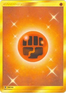 Fighting Energy (Secret) - SM - Guardians Rising - Pokemon card