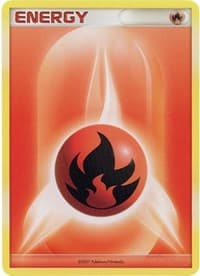 Fire Energy (2007 Unnumbered D/P Style Non-Holo) - League & Championship Cards - Pokemon card