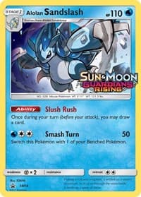 Alolan Sandslash - SM18 (Prerelease) - SM Promos - Pokemon card