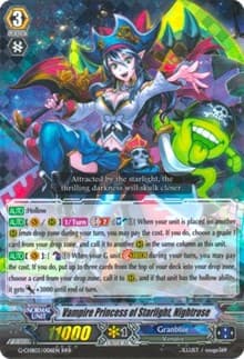 Vampire Princess of Starlight, Nightrose - G-CHB03: Rummy Labyrinth Under the Moonlight - Cardfight Vanguard card
