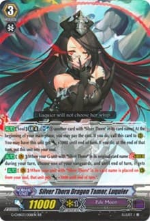 Silver Thorn Dragon Tamer, Luquier - G-CHB03: Rummy Labyrinth Under the Moonlight - Cardfight Vanguard card