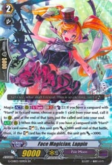 Face Magician, Lappin - G-CHB03: Rummy Labyrinth Under the Moonlight - Cardfight Vanguard card