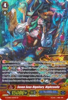 Seven Seas Dignitary, Nightzeolla (SP) - G-CHB03: Rummy Labyrinth Under the Moonlight - Cardfight Vanguard card