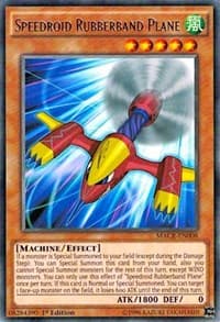 Speedroid Rubberband Plane - Maximum Crisis - YuGiOh card