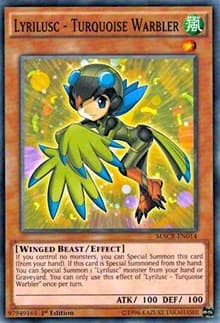 Lyrilusc - Turquoise Warbler - Maximum Crisis - YuGiOh card