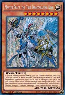 Master Peace, the True Dracoslaying King - Maximum Crisis - YuGiOh card