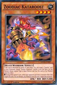 Zoodiac Kataroost - Maximum Crisis - YuGiOh card