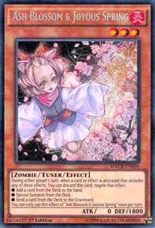 Ash Blossom & Joyous Spring - Maximum Crisis - YuGiOh card