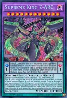 Supreme King Z-ARC - Maximum Crisis - YuGiOh card