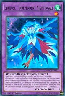 Lyrilusc - Independent Nightingale - Maximum Crisis - YuGiOh card