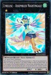 Lyrilusc - Assembled Nightingale - Maximum Crisis - YuGiOh card