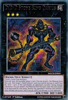 D/D/D Stone King Darius - Maximum Crisis - YuGiOh card