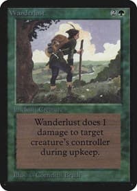 Wanderlust - Alpha Edition - Magic: The Gathering card