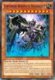 Subterror Behemoth Speleogeist - Maximum Crisis - YuGiOh card