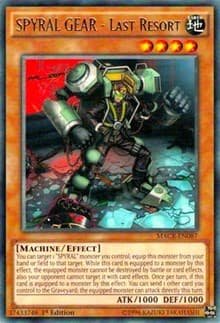 SPYRAL GEAR - Last Resort - Maximum Crisis - YuGiOh card