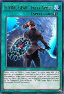 SPYRAL GEAR - Fully Armed - Maximum Crisis - YuGiOh card