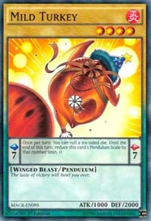 Mild Turkey - Maximum Crisis - YuGiOh card