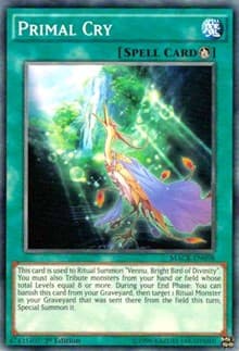 Primal Cry - Maximum Crisis - YuGiOh card