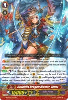 Crudelis Dragon Master, Janet - G-CHB03: Rummy Labyrinth Under the Moonlight - Cardfight Vanguard card
