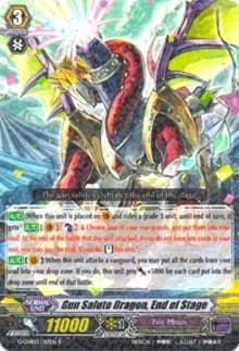 Gun Salute Dragon, End of Stage - G-CHB03: Rummy Labyrinth Under the Moonlight - Cardfight Vanguard card