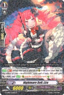 Nightmare Doll, Liza - G-CHB03: Rummy Labyrinth Under the Moonlight - Cardfight Vanguard card