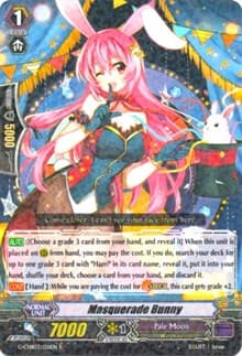 Masquerade Bunny - G-CHB03: Rummy Labyrinth Under the Moonlight - Cardfight Vanguard card