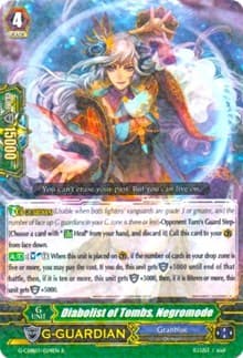 Diabolist of Tombs, Negromode - G-CHB03: Rummy Labyrinth Under the Moonlight - Cardfight Vanguard card