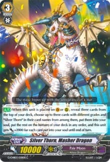 Silver Thorn, Masher Dragon - G-CHB03: Rummy Labyrinth Under the Moonlight - Cardfight Vanguard card