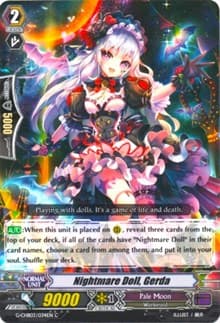 Nightmare Doll, Gerda - G-CHB03: Rummy Labyrinth Under the Moonlight - Cardfight Vanguard card