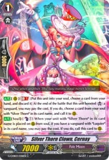 Silver Thorn Clown, Cernay - G-CHB03: Rummy Labyrinth Under the Moonlight - Cardfight Vanguard card