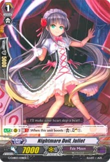 Nightmare Doll, Juliet - G-CHB03: Rummy Labyrinth Under the Moonlight - Cardfight Vanguard card