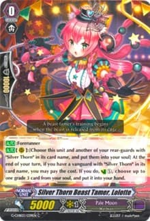 Silver Thorn Beast Tamer, Lolotte - G-CHB03: Rummy Labyrinth Under the Moonlight - Cardfight Vanguard card