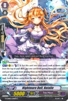 Nightmare Doll, Natalie - G-CHB03: Rummy Labyrinth Under the Moonlight - Cardfight Vanguard card