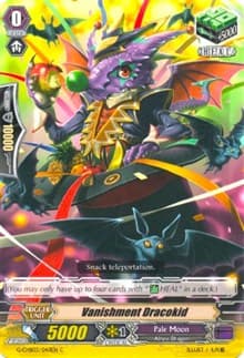Vanishment Dracokid - G-CHB03: Rummy Labyrinth Under the Moonlight - Cardfight Vanguard card
