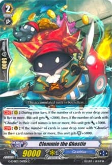 Clemmie the Ghostie - G-CHB03: Rummy Labyrinth Under the Moonlight - Cardfight Vanguard card
