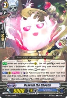 Hesketh the Ghostie - G-CHB03: Rummy Labyrinth Under the Moonlight - Cardfight Vanguard card