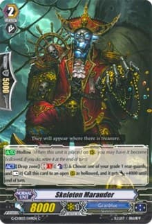 Skeleton Marauder - G-CHB03: Rummy Labyrinth Under the Moonlight - Cardfight Vanguard card