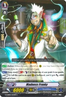 Madness Franky - G-CHB03: Rummy Labyrinth Under the Moonlight - Cardfight Vanguard card