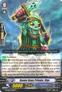 Seven Seas Private, Styx - G-CHB03: Rummy Labyrinth Under the Moonlight - Cardfight Vanguard card