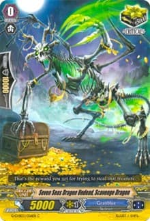 Seven Seas Dragon Undead, Scavenge Dragon - G-CHB03: Rummy Labyrinth Under the Moonlight - Cardfight Vanguard card