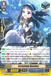 Screaming Banshee - G-CHB03: Rummy Labyrinth Under the Moonlight - Cardfight Vanguard card