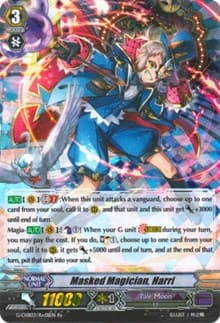 Masked Magician, Harri - G-CHB03: Rummy Labyrinth Under the Moonlight - Cardfight Vanguard card