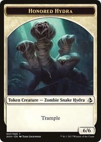 Honored Hydra // Warrior Double-Sided Token - Amonkhet - Magic: The Gathering card